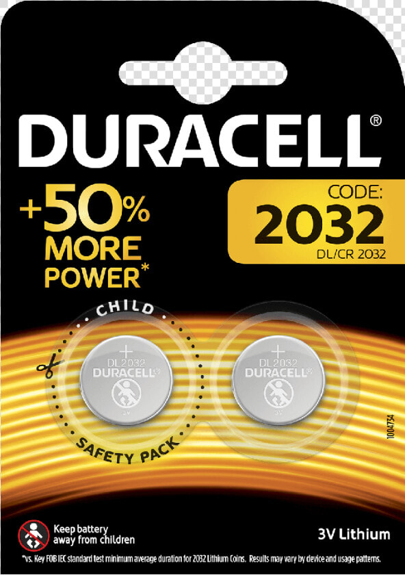 Duracell 2032 Battery  HD Png DownloadTransparent PNG