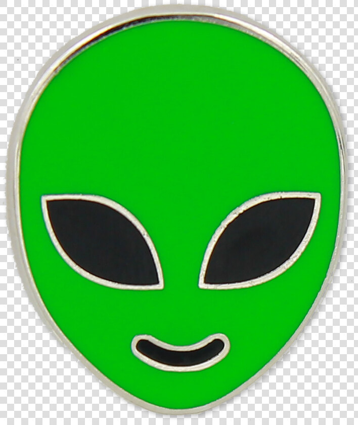 Alien Face Enamel Pin   Alien Face Clipart  HD Png DownloadTransparent PNG