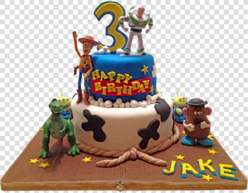 Toy Story Cake With All Characters  HD Png DownloadTransparent PNG