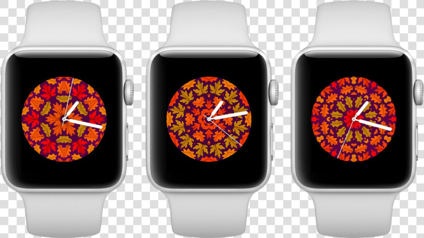 Autumn Leaves 3up   Fall Apple Watch Face  HD Png DownloadTransparent PNG