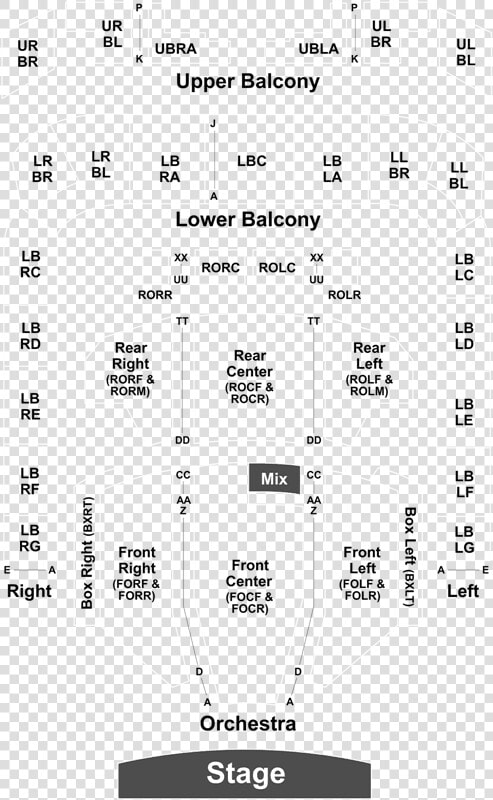 Soldiers And Sailors Memorial Auditorium Seating Chart  HD Png DownloadTransparent PNG
