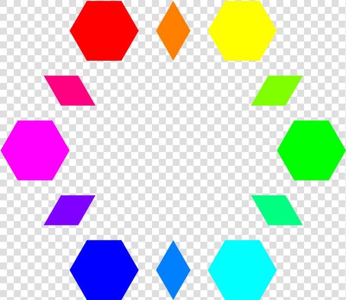6 Hexagons 6 Diamonds   أشكال هندسية Png  Transparent PngTransparent PNG