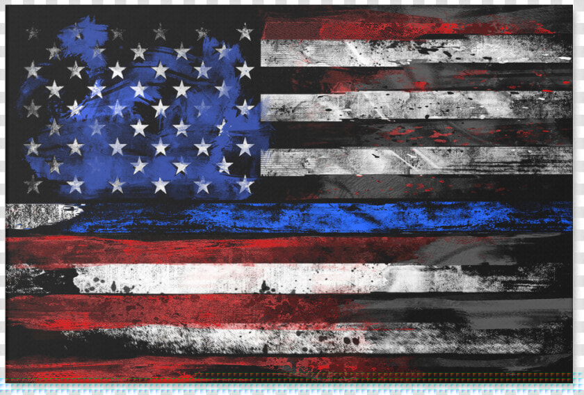 Thin Blue Line Flag Png   Thin Blue Line Flag  Transparent PngTransparent PNG