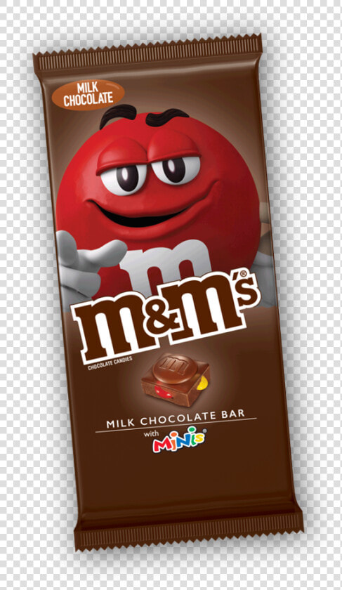 The New M amp m S Chocolate Bar  Rolling Out This December   M amp m Milk Chocolate Bar  HD Png DownloadTransparent PNG
