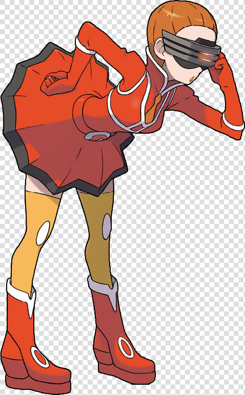 Transparent Squirtle Squad Glasses Png   Pokemon Team Flare Aliana  Png DownloadTransparent PNG