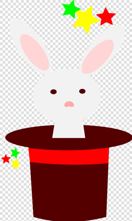 Pink flower rabits And Hares   Rabbit In A Hat Png  Transparent PngTransparent PNG