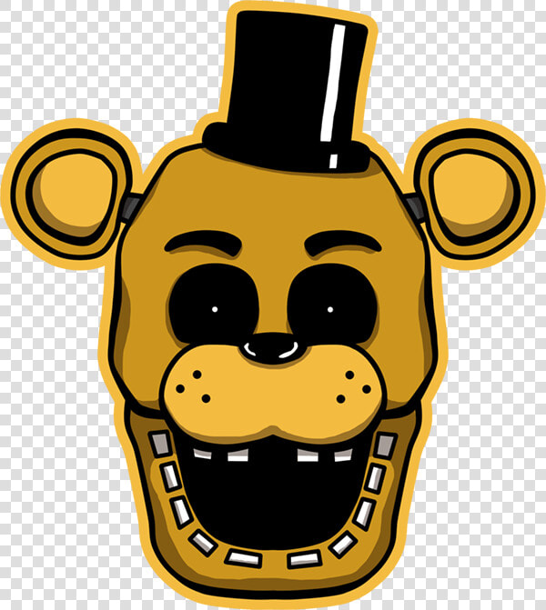 Golden Freddy Head By Kaizerin   Fnaf Golden Freddy Head  HD Png DownloadTransparent PNG