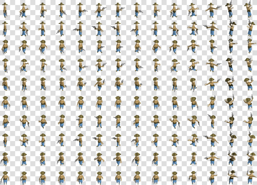 Isometric Character Sprite Sheet  HD Png DownloadTransparent PNG