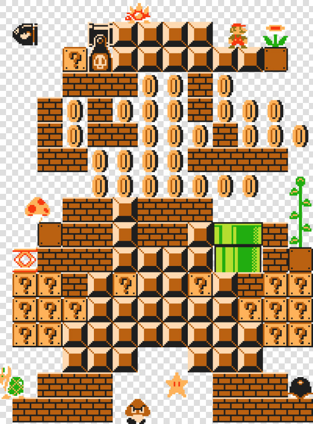 Super Mario Maker Puzzle 550  HD Png DownloadTransparent PNG