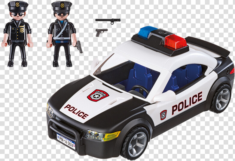 Playmobil Police Cruiser Patrol Car With Flashing Lights   Playmobil Police Car 5673  HD Png DownloadTransparent PNG