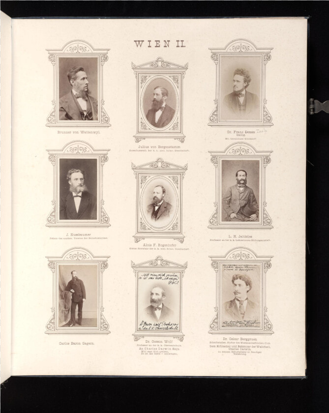 Plate 05 Photograph Album Of German And Austrian Scientists   Picture Frame  HD Png DownloadTransparent PNG