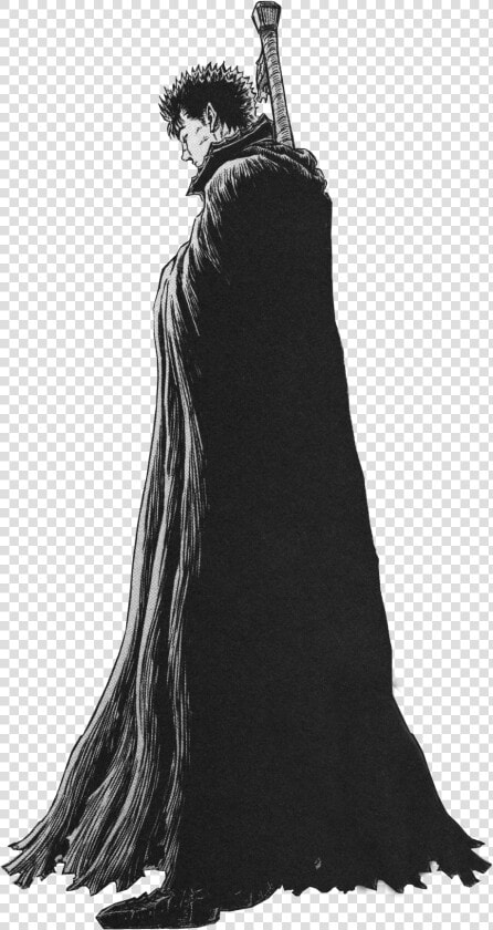 Art Mine Black And White Manga Manga Cap Transparent   Guts Berserk Png  Png DownloadTransparent PNG