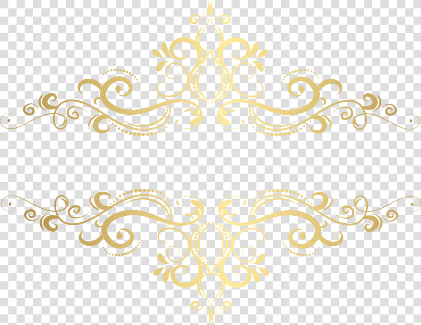 Gold Decorative Element Png Clip Art Image  Transparent PngTransparent PNG