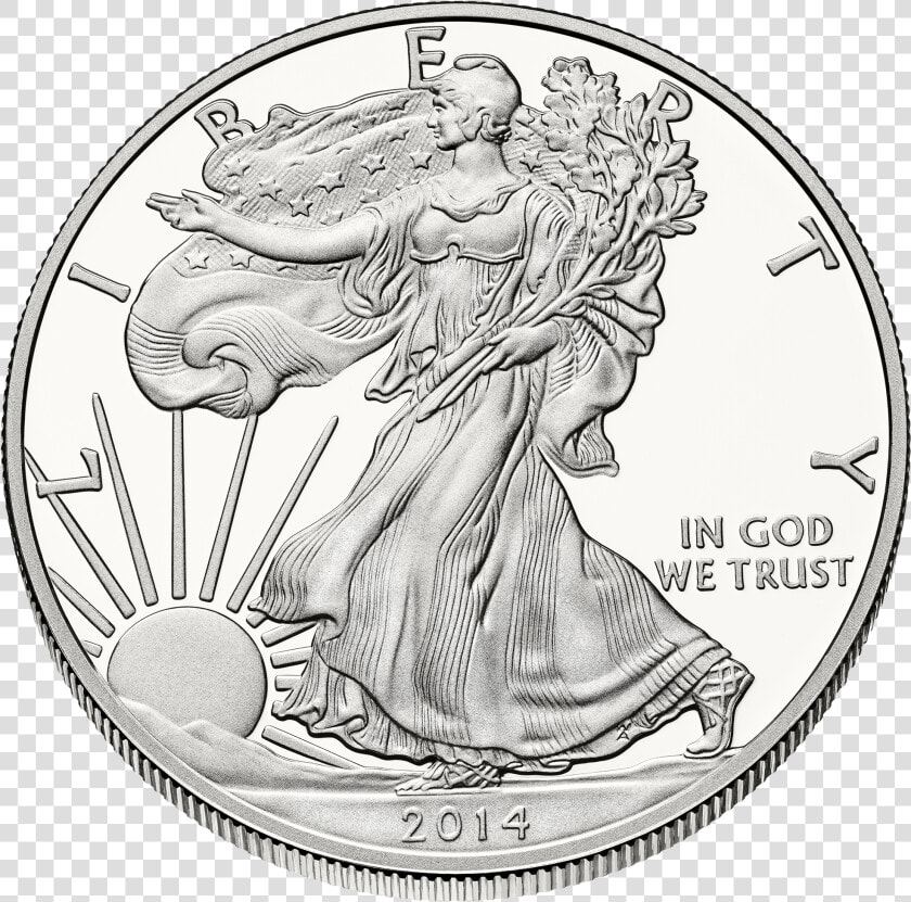 Liberty  1 Obverse   American Silver Eagle  HD Png DownloadTransparent PNG