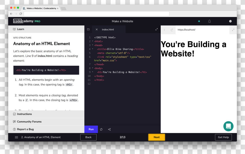 Codecademy S Make A Website   Codecademy Course  HD Png DownloadTransparent PNG