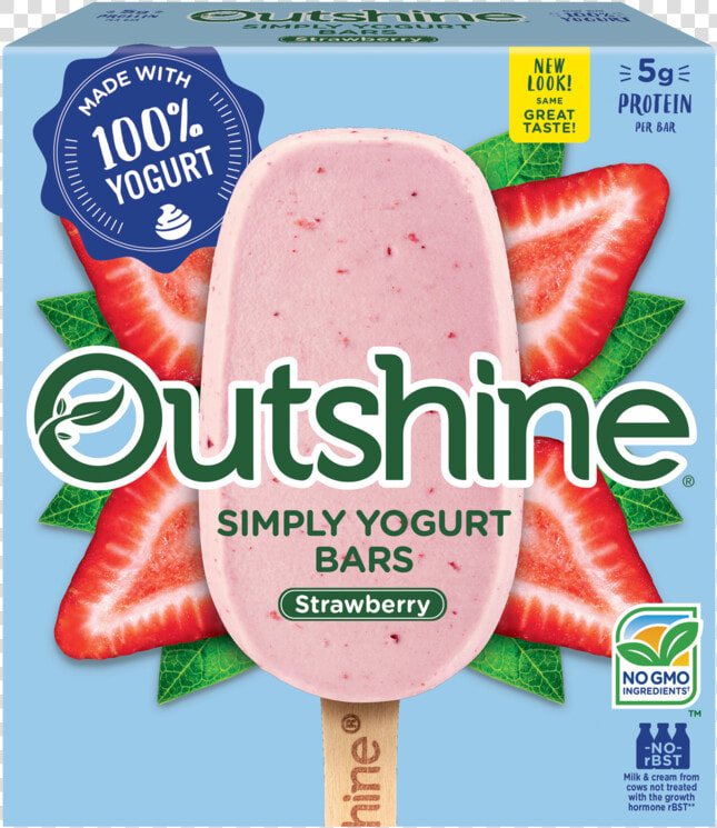Image   Outshine Strawberry Yogurt Bars  HD Png DownloadTransparent PNG