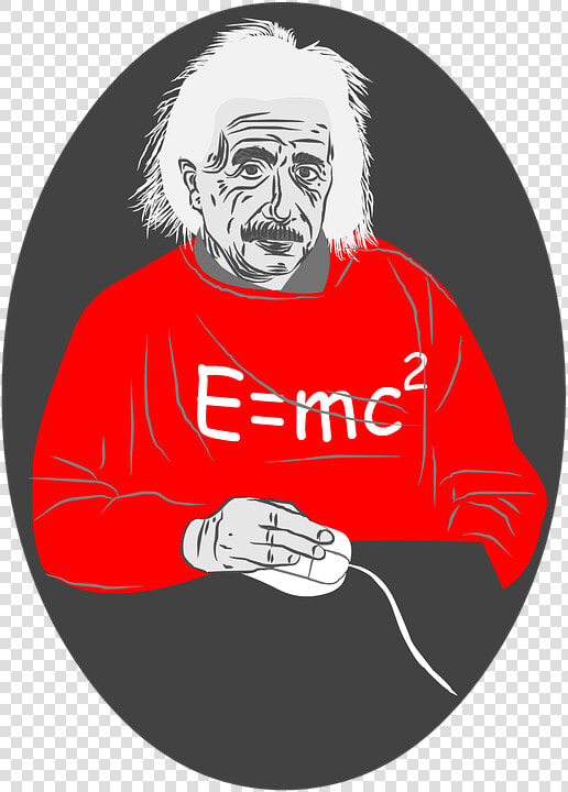 Albert Einstein Mouse White Hair   Albert Einstein  HD Png DownloadTransparent PNG