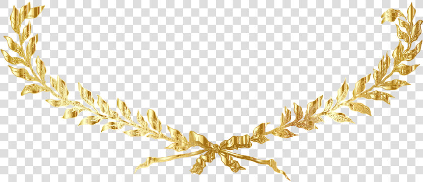 Laurel  Wreath  Gold  Decorative  Decoration   Gold Laurel Wreath Png  Transparent PngTransparent PNG