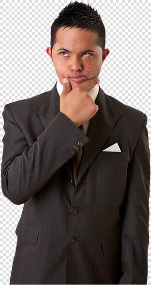 Man With Downs Syndrome Thinking   Gentleman  HD Png DownloadTransparent PNG