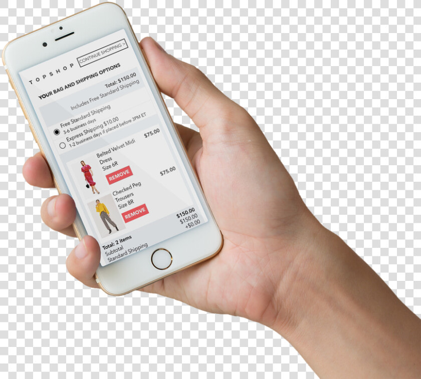 Hand Holding Phone Showing Mockup Of Design   Live Scoring Golf Genius  HD Png DownloadTransparent PNG