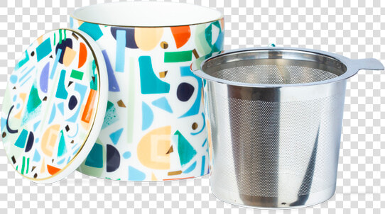 Confetti Mug With Infuser Mint   Stock Pot  HD Png DownloadTransparent PNG