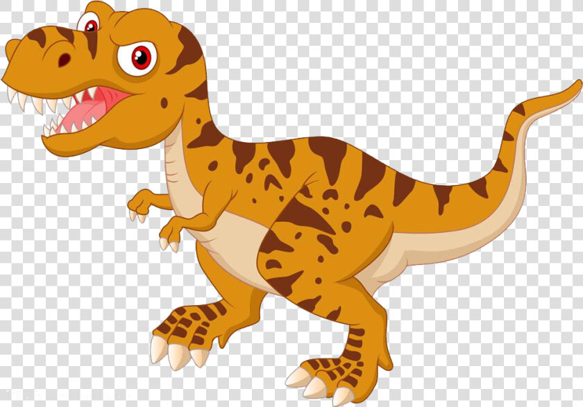 Tyrannosaurus Cartoon Illustration Cute Dinosaurs   Dinosaur T Rex Clip Art Free  HD Png DownloadTransparent PNG