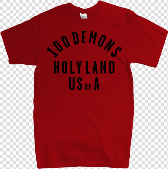 100 Demons Holyland   King Crimson Red T Shirt  HD Png DownloadTransparent PNG