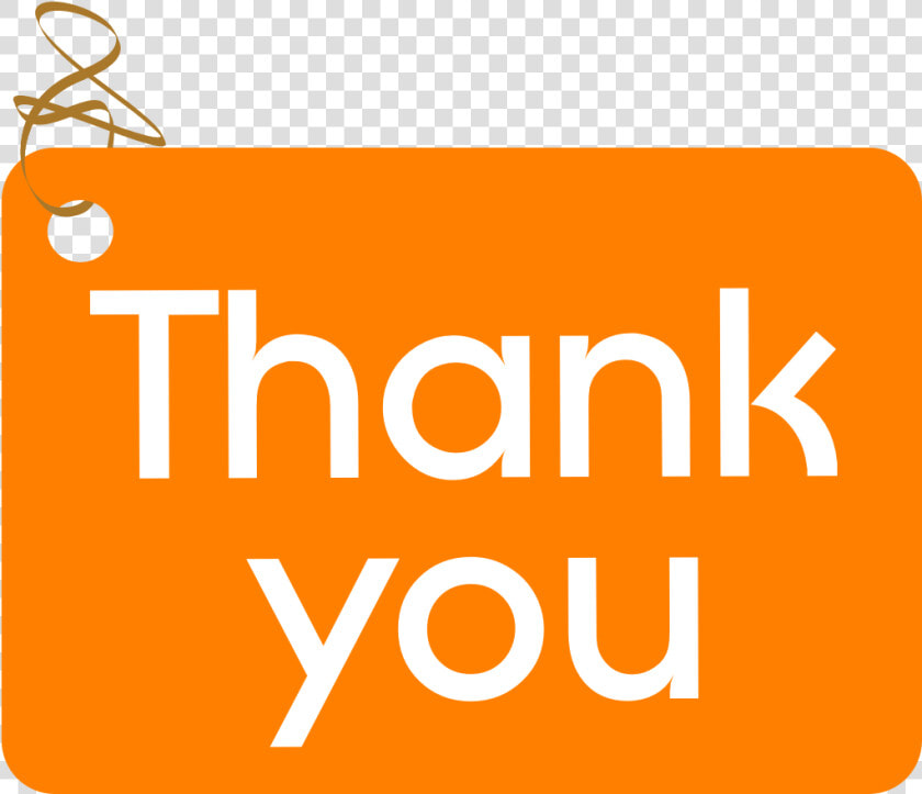 Thank You Png Image   Thank You In Orange  Transparent PngTransparent PNG
