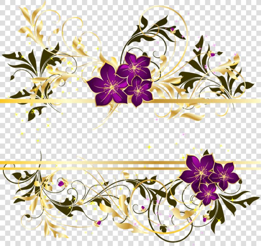 Moldura Arabesco Dourado Vetor Png  Transparent PngTransparent PNG