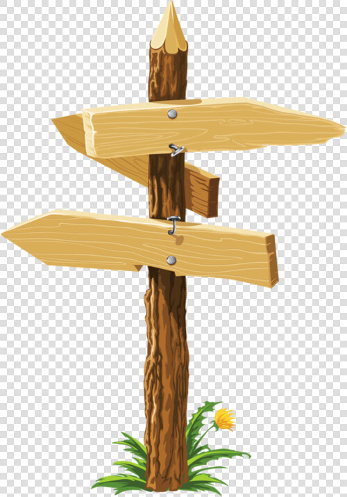 Wood Sign Clipart Png   Crossroads Sign Clip Art  Transparent PngTransparent PNG