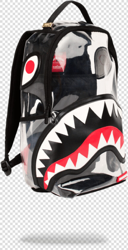 Sprayground 20 Vision Shark Backpack   Sprayground Clear Shark Backpack  HD Png DownloadTransparent PNG