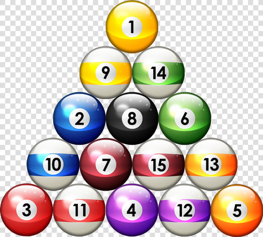 Picture Provided By Towne Billiards Inc   Set Up Billiards Balls  HD Png DownloadTransparent PNG