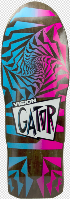 Blu pnk Brw Fade Stain   Vision Gator Skateboard Deck  HD Png DownloadTransparent PNG