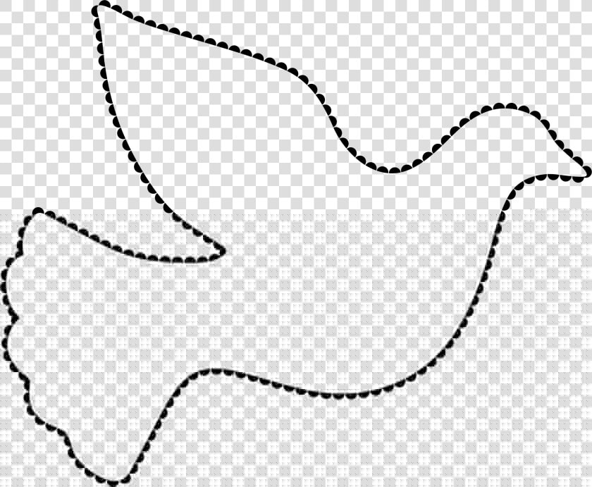 Dove Ridges Outline   Outline Image Of Dove  HD Png DownloadTransparent PNG