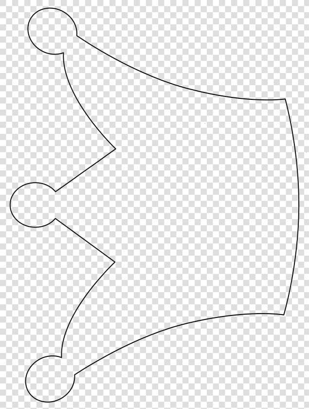 King Crown Clipart Black And White With Points Image   Krone Vorlage Zum Ausdrucken  HD Png DownloadTransparent PNG
