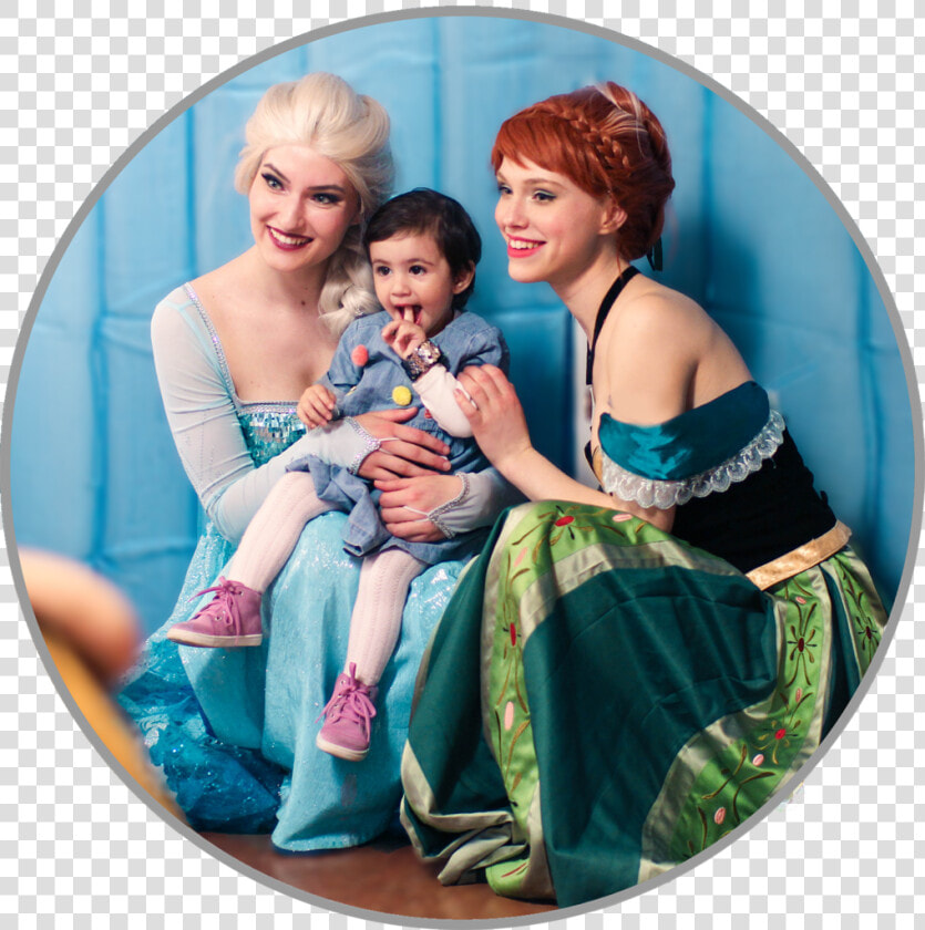Elsa Und Anna Bei Einem Gemeinsamen Kindergeburtstag   Baby  HD Png DownloadTransparent PNG