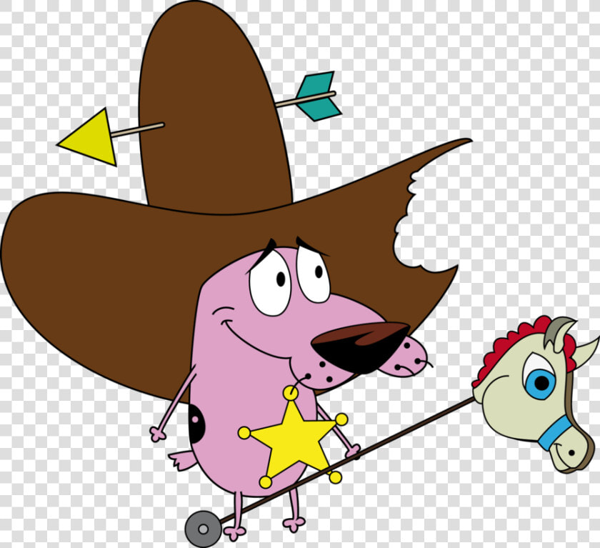 Clip Art Cowboy Cartoon Pictures   Coraje El Perro Cobarde Imagenes  HD Png DownloadTransparent PNG