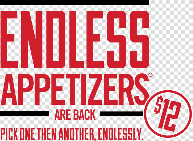 Endless Appetizers Are Back For Only  12   Poster  HD Png DownloadTransparent PNG