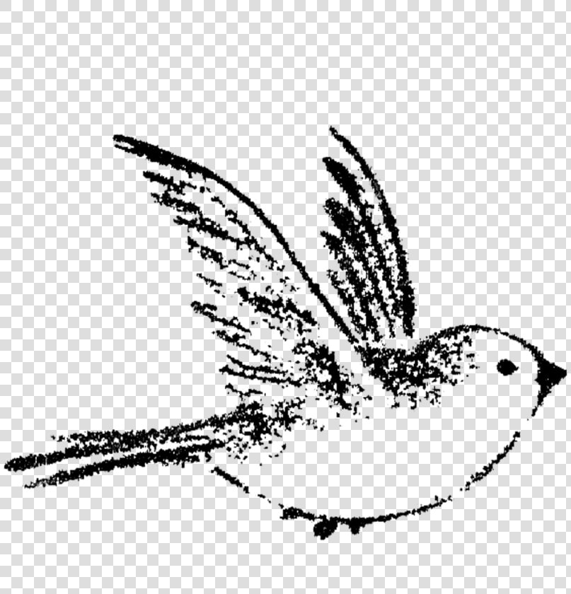 Jpg Bird Swallow Tattoo Painting Transprent Png Free   Small Bird Flying Drawing  Transparent PngTransparent PNG