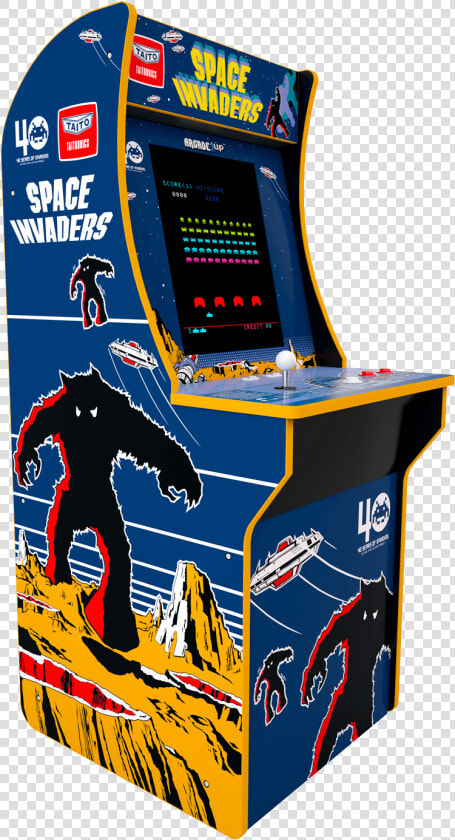Space Invaders Arcade Cabinet Class Lazyload Lazyload   1up Arcade Space Invaders  HD Png DownloadTransparent PNG