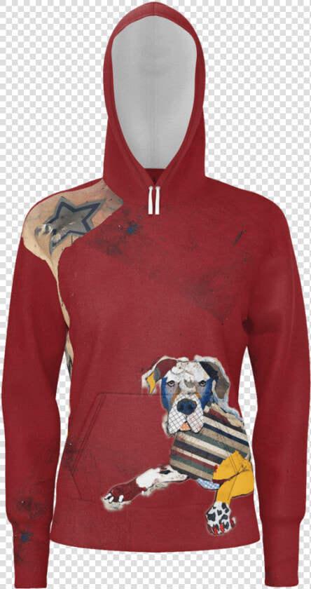 Great Dane Art Hoodies   Black Hoodie With Neon Blue  HD Png DownloadTransparent PNG