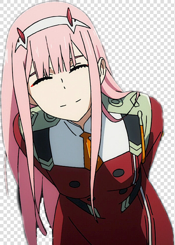  zerotwo  anime  darlinginthefranxx  animegirl  smile   Darling In The Franxx 002  HD Png DownloadTransparent PNG