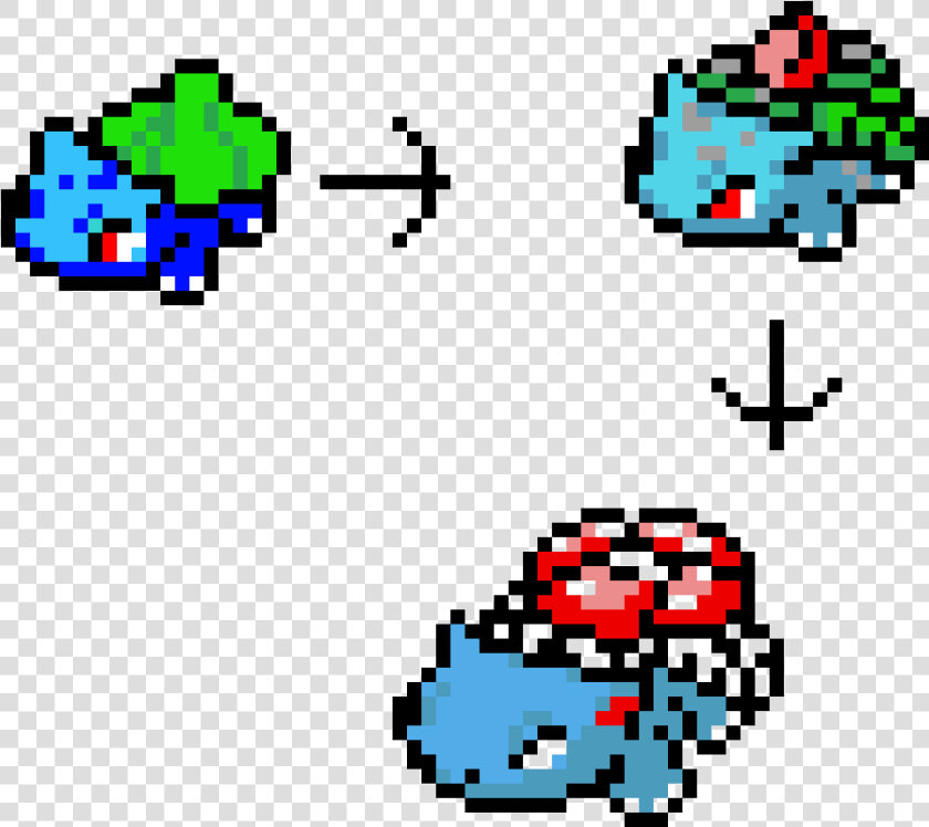 Transparent Bulbasaur Clipart   Pokemon Pixel Art Venusaur  HD Png DownloadTransparent PNG