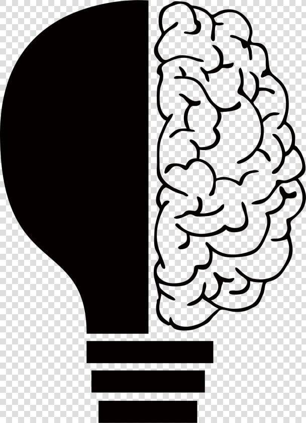 Brain Light Bulb By Elisa Riva Clip Arts   Brain Light Bulb Clipart  HD Png DownloadTransparent PNG
