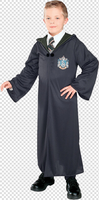 Child S Slytherin Robe From Harry Potter   Cheap Harry Potter Robes  HD Png DownloadTransparent PNG