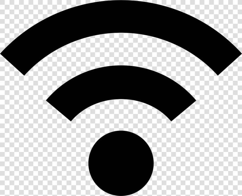 Wifi Low Signal Symbol   Wifi Blanco Y Negro  HD Png DownloadTransparent PNG