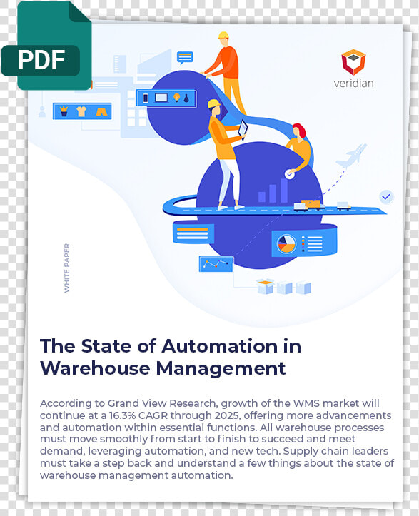 State Of Automation In Warehouse Management Cover   Supply Chain Warehouse Management Logo  HD Png DownloadTransparent PNG