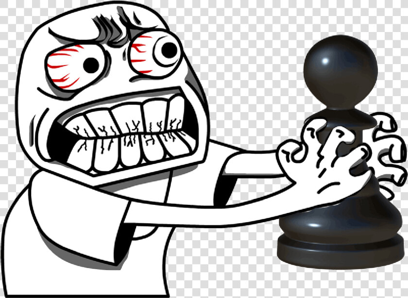 His Pawn Cheated And Killed My Pawn   Class Post View   Angry Face Meme Png  Transparent PngTransparent PNG