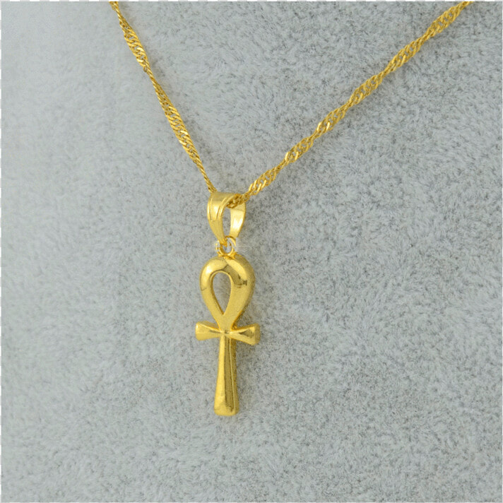 Gold Ankh Chain 24 K  HD Png DownloadTransparent PNG