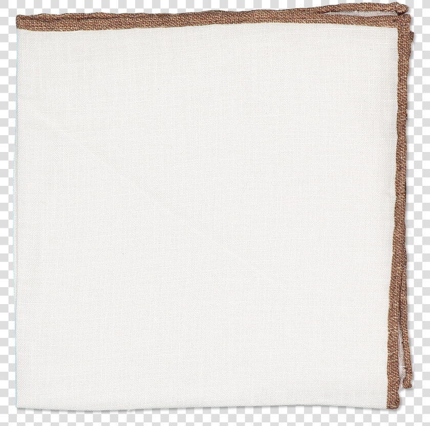 Aerial View White Linen Pocket Square With Border  HD Png DownloadTransparent PNG